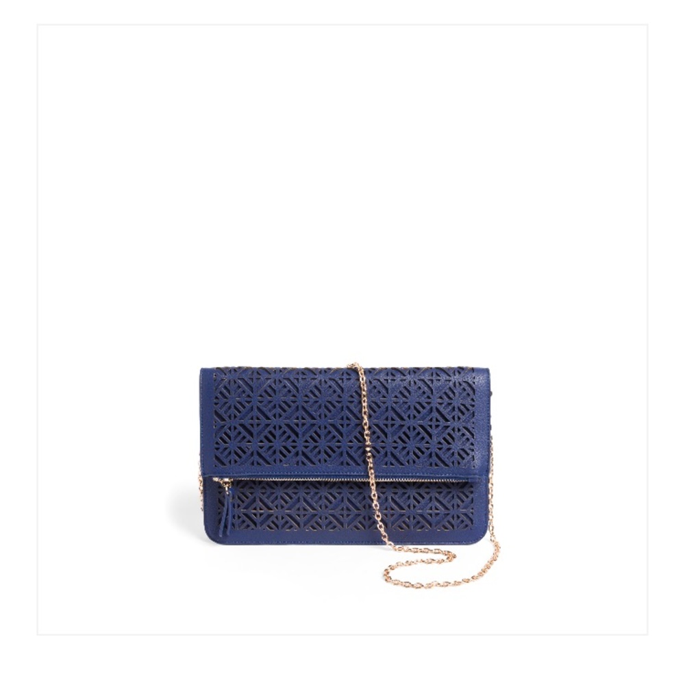 Urban Expressions Sutton laser cut clutch